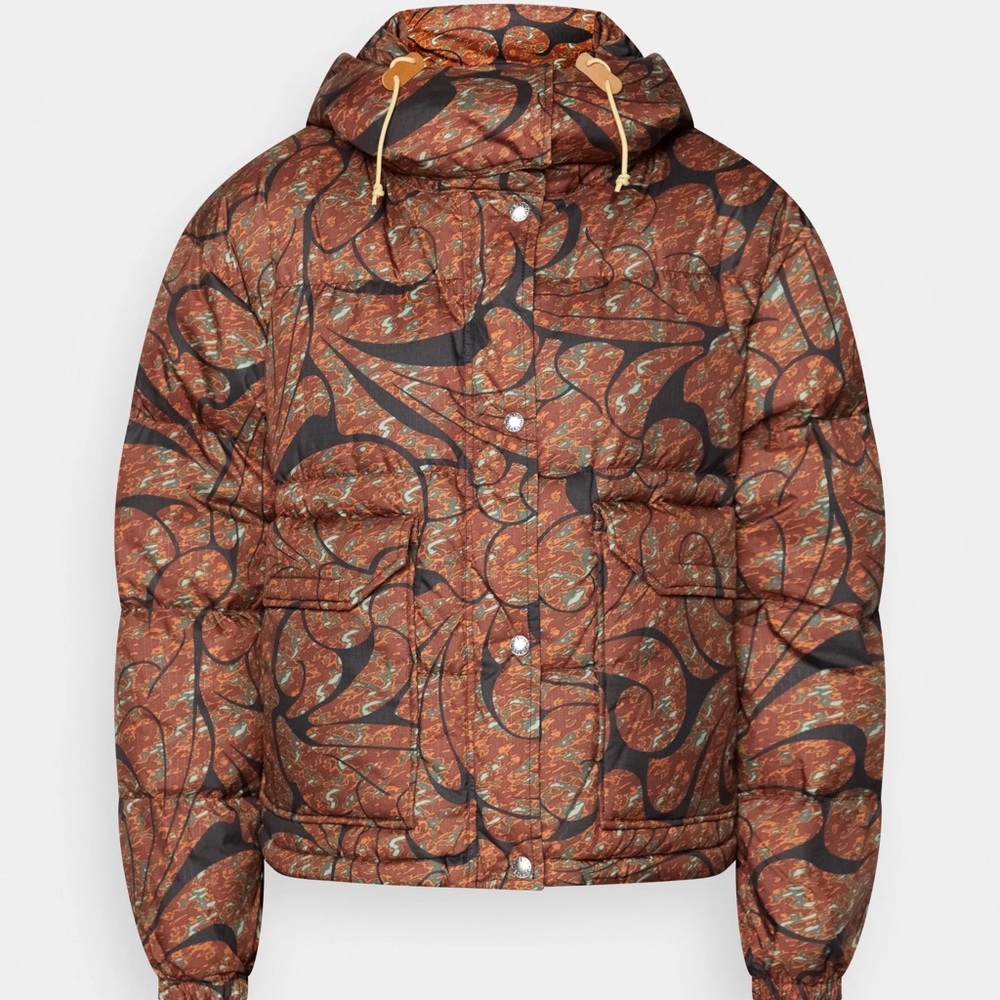 NWT The North Face Women's Printed Sierra Down Short Jacket XS - Picture 2 of 12